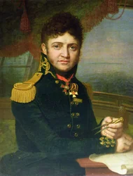 Portræt af Yuri F. Lisyansky, 1810